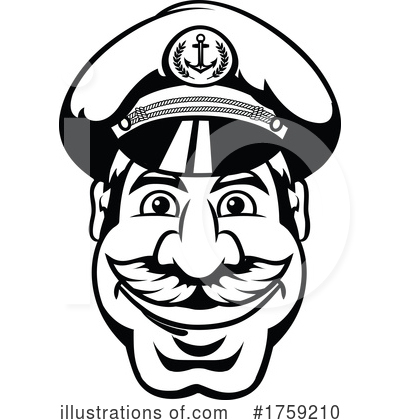 Royalty-Free (RF) Captain Clipart Illustration by Vector Tradition SM - Stock Sample #1759210