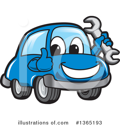 Car Character Clipart #1365193 by Toons4Biz