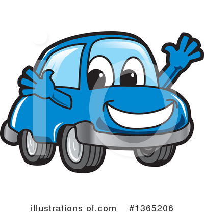 Car Character Clipart #1365206 by Toons4Biz