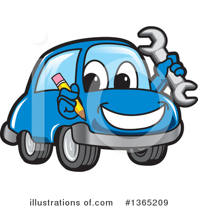 Car Character Clipart #1365209 by Toons4Biz