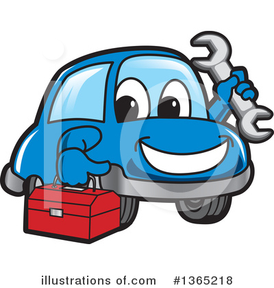 Car Character Clipart #1365218 by Toons4Biz