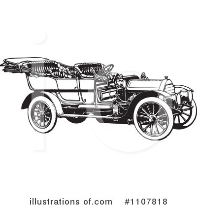 Antique Car Clipart #1107818 by BestVector