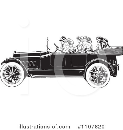 Antique Car Clipart #1107820 by BestVector