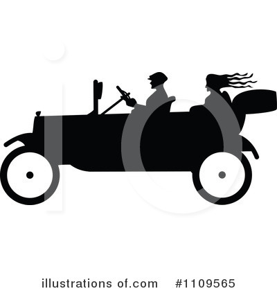 Driving Clipart #1109565 by Prawny Vintage
