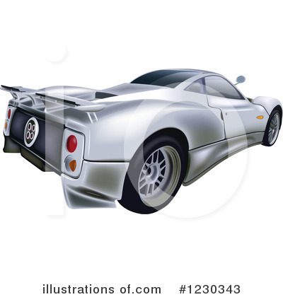 Royalty-Free (RF) Car Clipart Illustration by dero - Stock Sample #1230343