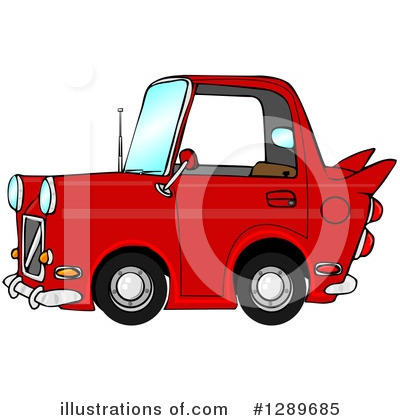Royalty-Free (RF) Car Clipart Illustration by djart - Stock Sample #1289685