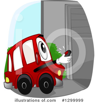 Royalty-Free (RF) Car Clipart Illustration by BNP Design Studio - Stock Sample #1299999