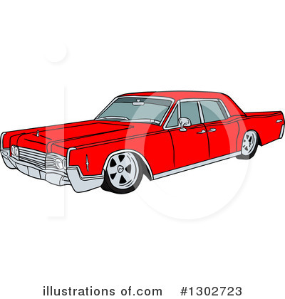 Royalty-Free (RF) Car Clipart Illustration by LaffToon - Stock Sample #1302723