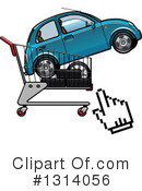 Car Clipart #1314056 by Vector Tradition SM