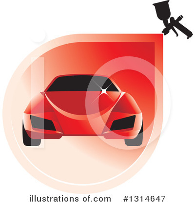 Sports Car Clipart #1314647 by Lal Perera