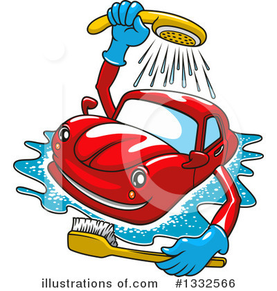 Car Wash Clipart #1332566 by Vector Tradition SM