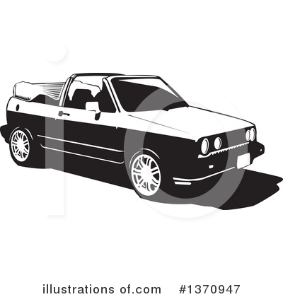 Royalty-Free (RF) Car Clipart Illustration by David Rey - Stock Sample #1370947