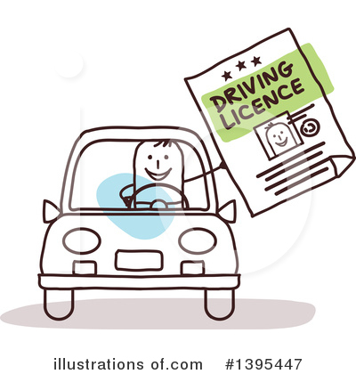 Driving Clipart #1395447 by NL shop