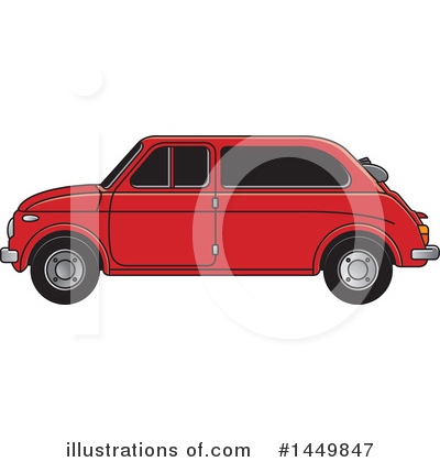 Vintage Car Clipart #1449847 by Lal Perera