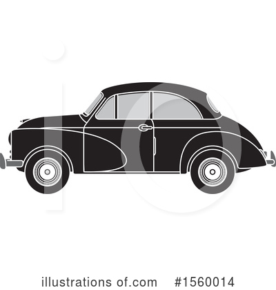 Vintage Car Clipart #1560014 by Lal Perera