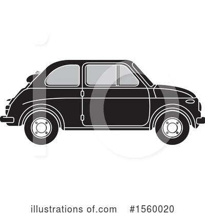 Vintage Car Clipart #1560020 by Lal Perera