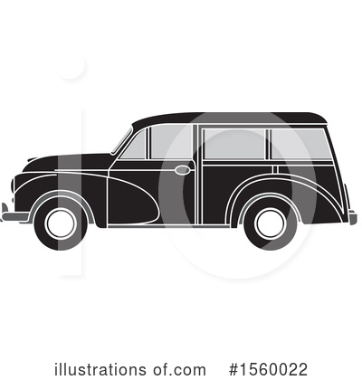 Vintage Car Clipart #1560022 by Lal Perera