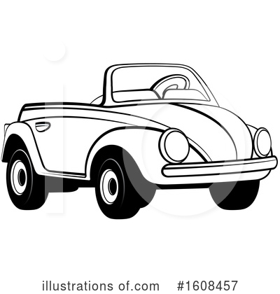 Volkswagen Bug Clipart #1608457 by Lal Perera