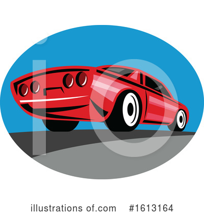 Royalty-Free (RF) Car Clipart Illustration by patrimonio - Stock Sample #1613164