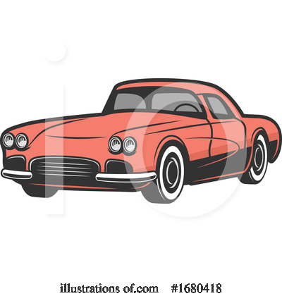 Royalty-Free (RF) Car Clipart Illustration by Vector Tradition SM - Stock Sample #1680418
