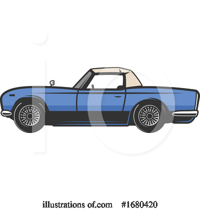 Royalty-Free (RF) Car Clipart Illustration by Vector Tradition SM - Stock Sample #1680420