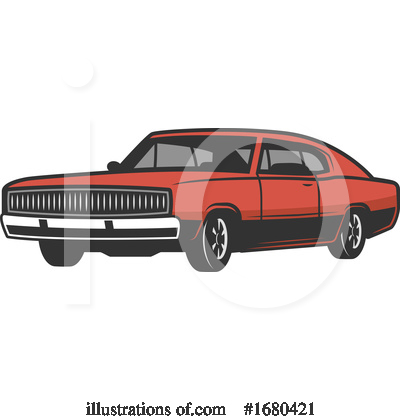 Royalty-Free (RF) Car Clipart Illustration by Vector Tradition SM - Stock Sample #1680421