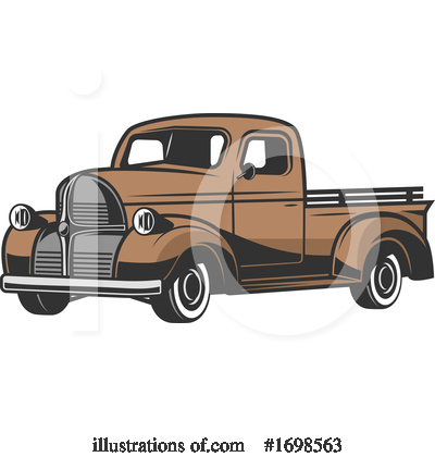 Truck Clipart #1698563 by Vector Tradition SM