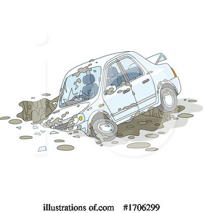 Royalty-Free (RF) Car Clipart Illustration by Alex Bannykh - Stock Sample #1706299