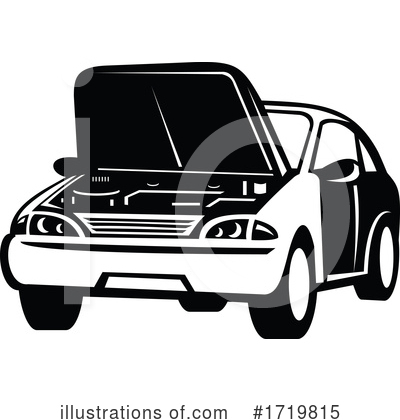 Royalty-Free (RF) Car Clipart Illustration by patrimonio - Stock Sample #1719815