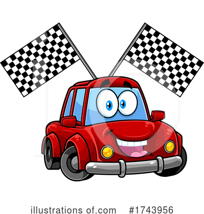 Royalty-Free (RF) Car Clipart Illustration by Hit Toon - Stock Sample #1743956
