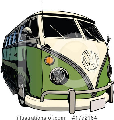 Volkswagen Van Clipart #1772184 by dero