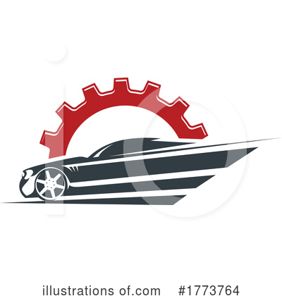 Royalty-Free (RF) Car Clipart Illustration by Vector Tradition SM - Stock Sample #1773764
