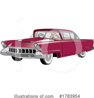 Vintage Car Clipart #1783954 by Lal Perera