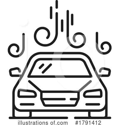 Royalty-Free (RF) Car Clipart Illustration by Vector Tradition SM - Stock Sample #1791412