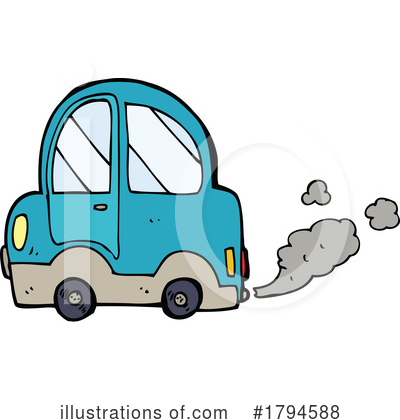 Royalty-Free (RF) Car Clipart Illustration by lineartestpilot - Stock Sample #1794588