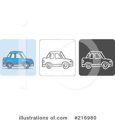 Royalty-Free (RF) Car Clipart Illustration by Qiun - Stock Sample #216980