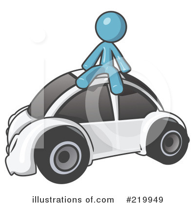 Royalty-Free (RF) Car Clipart Illustration by Leo Blanchette - Stock Sample #219949