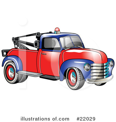 Tow Truck Clipart #22029 by Andy Nortnik