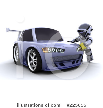 Royalty-Free (RF) Car Clipart Illustration by KJ Pargeter - Stock Sample #225655