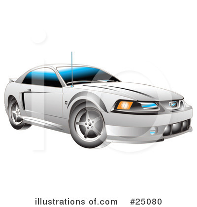 Royalty-Free (RF) Car Clipart Illustration by Andy Nortnik - Stock Sample #25080