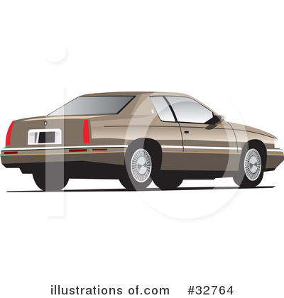 Royalty-Free (RF) Car Clipart Illustration by David Rey - Stock Sample #32764