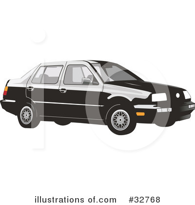 Royalty-Free (RF) Car Clipart Illustration by David Rey - Stock Sample #32768