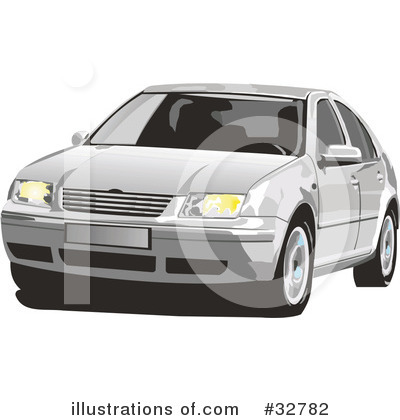 Royalty-Free (RF) Car Clipart Illustration by David Rey - Stock Sample #32782