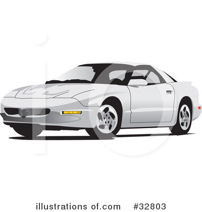 Royalty-Free (RF) Car Clipart Illustration by David Rey - Stock Sample #32803