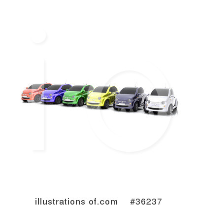 Royalty-Free (RF) Car Clipart Illustration by KJ Pargeter - Stock Sample #36237