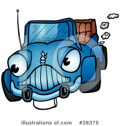 Royalty-Free (RF) Car Clipart Illustration by dero - Stock Sample #38370
