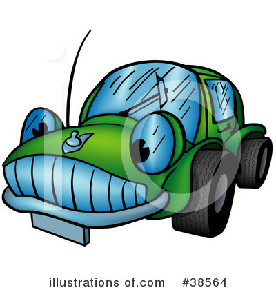 Royalty-Free (RF) Car Clipart Illustration by dero - Stock Sample #38564