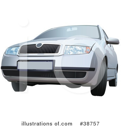 Royalty-Free (RF) Car Clipart Illustration by dero - Stock Sample #38757
