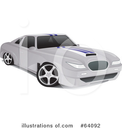 Royalty-Free (RF) Car Clipart Illustration by Paulo Resende - Stock Sample #64092