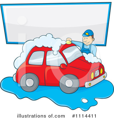 Royalty-Free (RF) Car Wash Clipart Illustration by Any Vector - Stock Sample #1114411